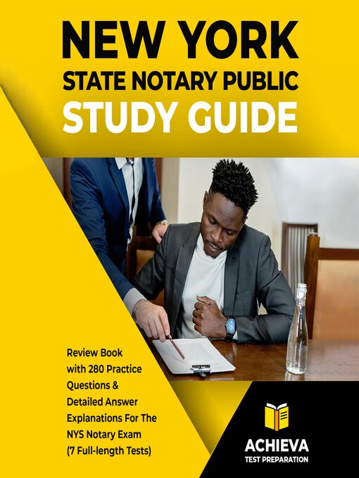 Title details for New York State Notary Public Study Guide by Adam West - Available